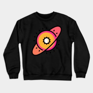 around the sun icon sticker Crewneck Sweatshirt